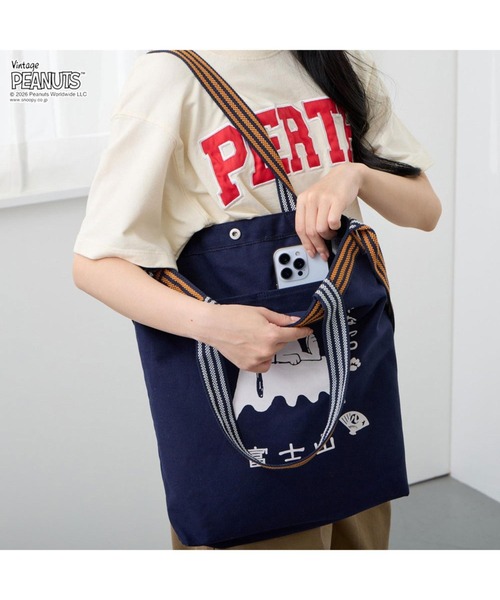 Vintage PEANUTS ショルダーバッグ バッグ ルートート / SNOOPY