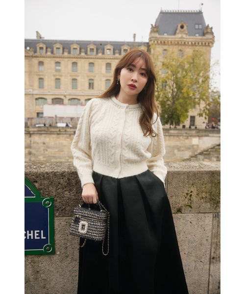 Her lip to スカート Shine Satin Volume Long Skirt : ZOZOTOWN Yahoo