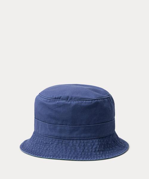ポロ・ラルフ・ローレン ハット⭐︎ ネイビー⭐︎新品未使用⭐︎ユニセックス POLO RALPH LAUREN（ポロ・ラルフローレン） 帽子 ハット Polo ベア