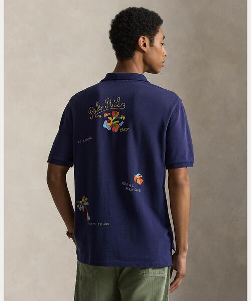 ポロシャツ クラシック フィット Peace Love Polo シャツ メンズの画像