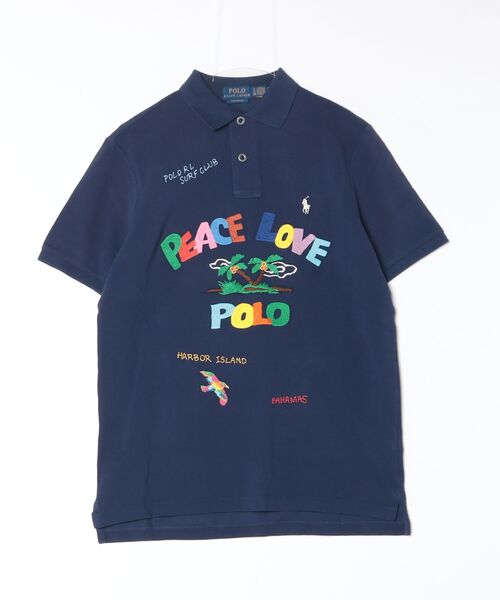 ポロシャツ クラシック フィット Peace Love Polo シャツ メンズの画像