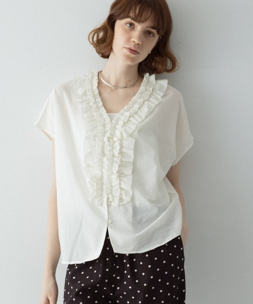 Urban Research Sonny Labelフリルノースリブブラウス ノースリーブフリルブラウス（URBAN RESEARCH Sonny Label）のおすすめ