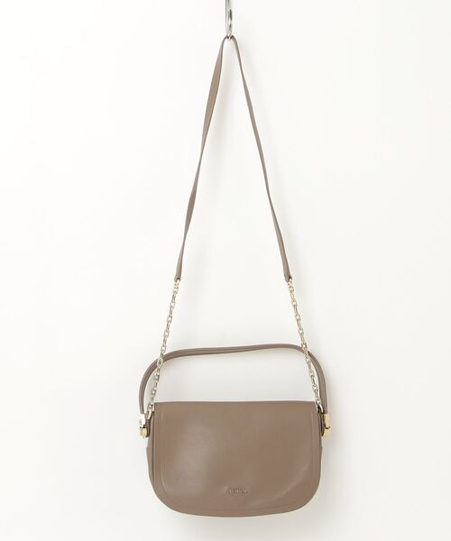 FURLA ブラウン レザー 2WAYバッグ FURLA（フルラ） ワンポイント2WAYバッグ - ブラウン レディース