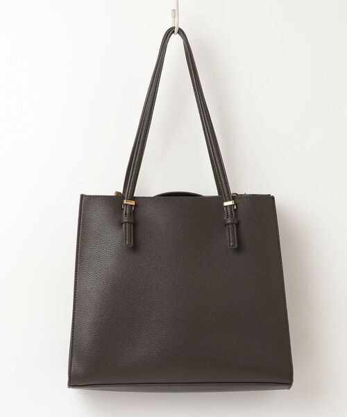 CHARLES & KEITH ブラウン トートバッグXＬ CHARLES ＆ KEITH（チャールズ&キース） 「CHARLES & KEITH」 トート