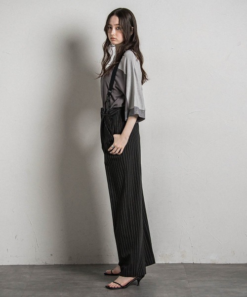「MAYSON GREY」 7分袖ニット M ブラック レディース_画像7