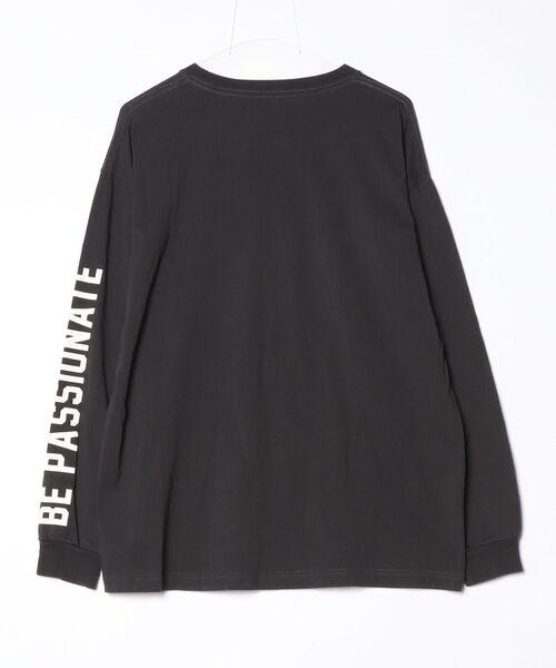 「SEAGREEN」 長袖Tシャツ 1 ブラック メンズ_画像2