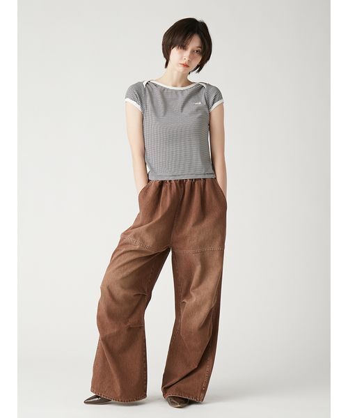 「FURFUR」 デニムパンツ F サックスブルー レディース_画像6
