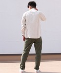 「DANTON」 長袖シャツ 44 ホワイト メンズの詳細画像5