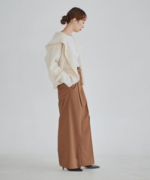 NOBLE（ノーブル） ワイドパンツ スラックス パンツ 「追加・WEB限定