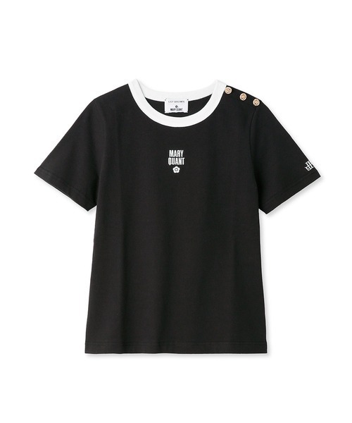「LILY BROWN」 半袖Tシャツ「MARY QUANTコラボ」 FREE ブラック レディース_画像3