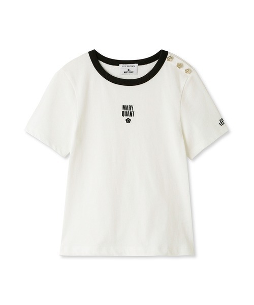 「LILY BROWN」 半袖Tシャツ「MARY QUANTコラボ」 FREE ブラック レディース_画像5