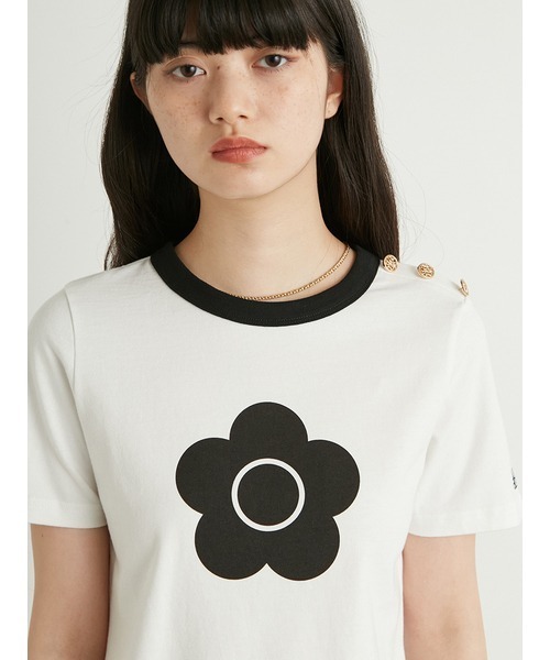 「LILY BROWN」 半袖Tシャツ「MARY QUANTコラボ」 FREE ブラック レディース_画像9