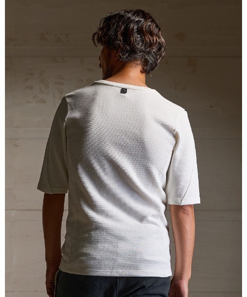 「wjk」 7分袖Tシャツ LARGE ホワイト メンズ_画像4