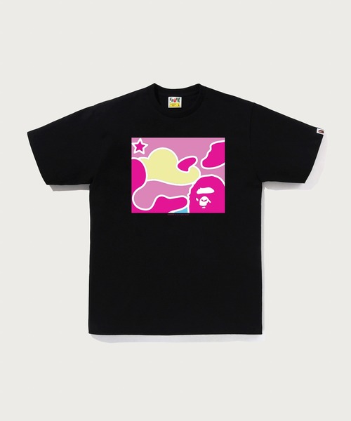 A BATHING APE（アベイシングエイプ） tシャツ STA CAMO FOCUS BOX TEE