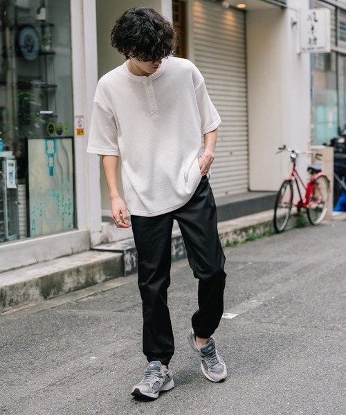 「KRIFF MAYER」 イージーパンツ L ブラック メンズ_画像6