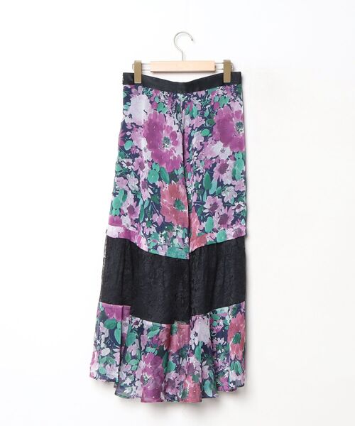 「JILL STUART」 フレアスカート 2 ネイビー レディース_画像2