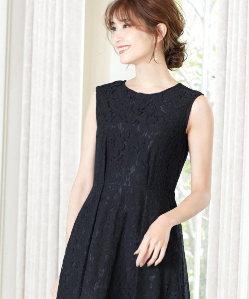 低価正規店 ドレス - 通販 - PayPayモール 総レースノースリーブイレヘムロング結婚式ワンピースドレス ZOZOTOWN PayPayモール店 定番定番人気