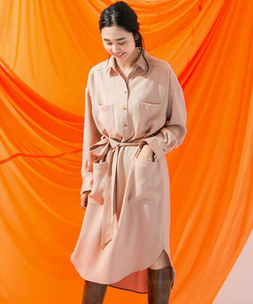 により ワンピース 通販 Paypayモール ダブルクロスサファリワンピース Zozotown Paypayモール店 サーチアウ