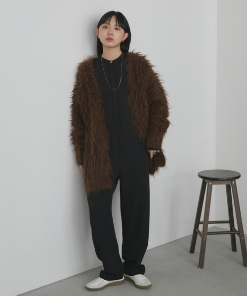 Cccmalie シーマリー　オールインワン Aunt Marie's オールインワン バンドカラーオールインワン