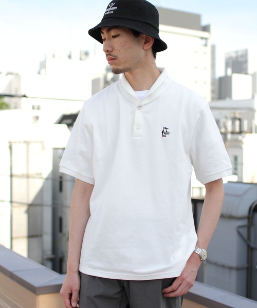 sale セール CHUMS (チャムス) CH12-1158 Booby Shawl Polo Shirt レディース ブービーショールポロシャツ CMS104 全3色 Booby Shawl Polo Shirt/ブービーショールポロシャツ(トップス