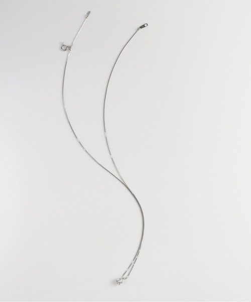 ネックレス 「anq.」PT９００・0.3ct ダイヤモンドネックレス レディースの画像