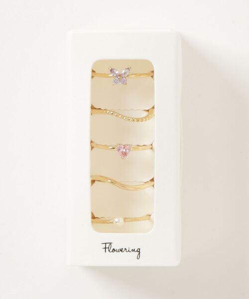 Flowering（フラワーリング） 指輪 リング ミックスデザイン