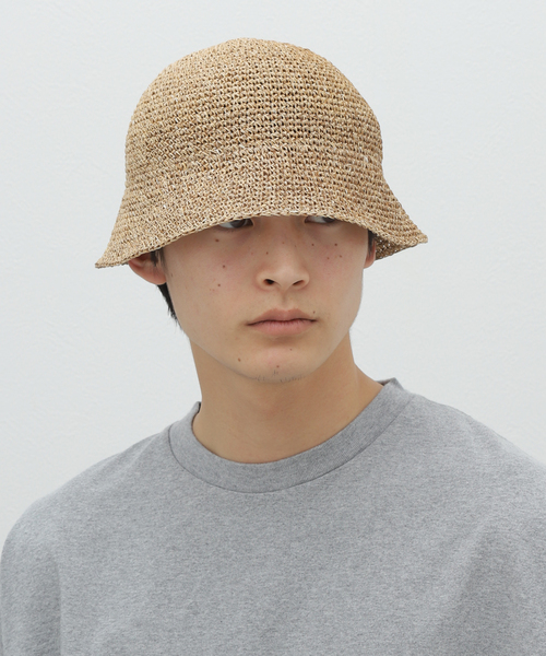 RACAL 帽子 ハット 「RACAL / ラカル」 PAPER FIBER KNIT TULIP