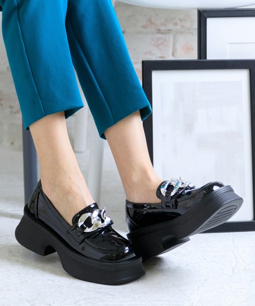 お値下げ【新品】allureville チェーンローファー 38 (24cm) 61320652699_D_4.jpg