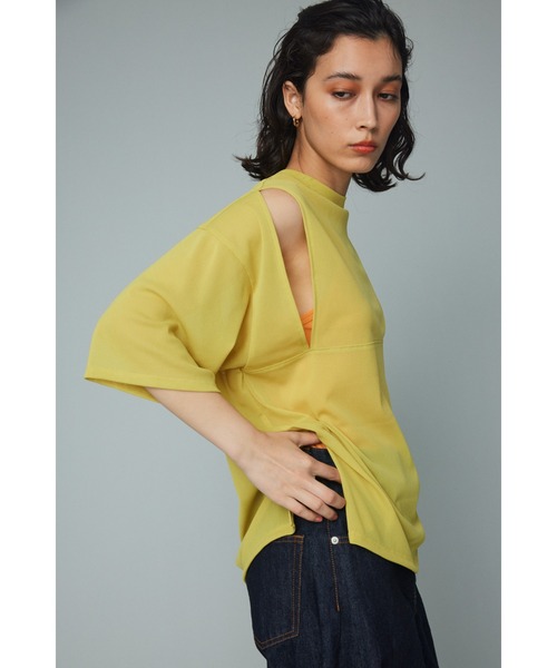 HeRIN.CYE tシャツ Tシャツ Mesh slit big Tshirt (メッシュ スリット