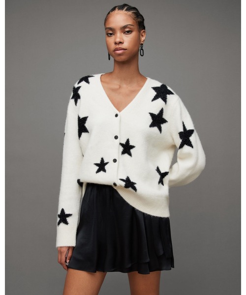 カーディガン STARLET WOOL BLEND CARDIGAN | STARLET ウール ブレンド カーディガン レディース