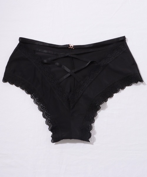 Lace Ladies ショーツ 「3枚セット」ハイウエストバッククロス
