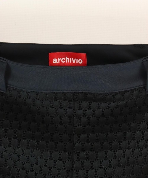 ARCHIVIO ブラックショートパンツ UVカット archivio パンツ 「LADIES」レースUVショートパンツ「2024年春夏