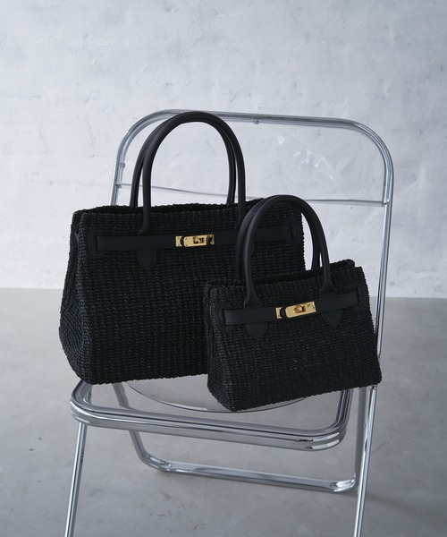 COTTO(コトゥ―) アバカレザーコンビ ハンドバッグ新品 COTTO】アバカハンドバッグ | LANDWARDS（ランドワーズ）公式通販