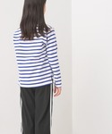 tシャツ キッズ10番単ボーダー長袖Tシャツ ...の詳細画像3
