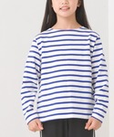 tシャツ キッズ10番単ボーダー長袖Tシャツ ...の詳細画像4