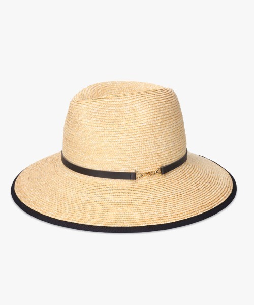 chapeaud'o麦わら帽子 Chapeau d' O 帽子 ハット Chapeaud'O Bit Belt Straw Fedora