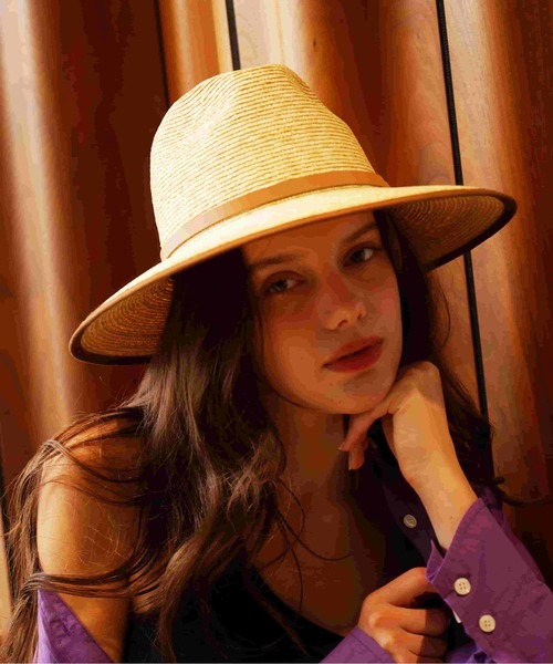 Chapeau d' O 帽子 ハット Chapeaud'O Bit Belt Straw Fedora