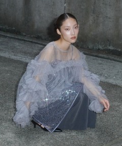 ドレス デコラティブチュールトップス / decorative tulle tops