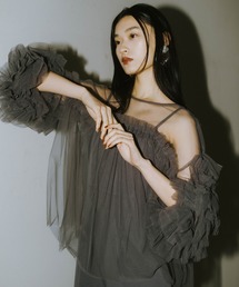 ANDRESD ドレス decorative tulle tops / デコラティブチュール