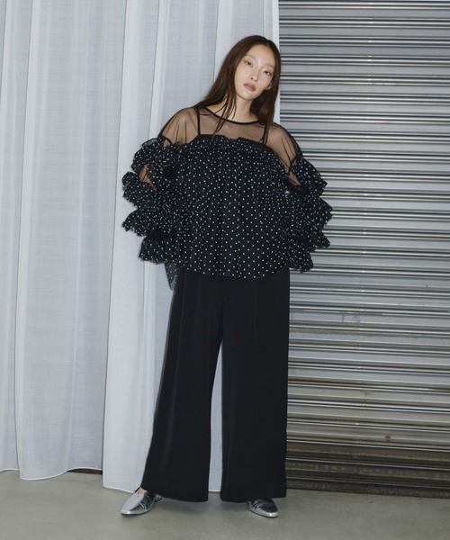ANDRESD ドレス decorative tulle tops / デコラティブチュール