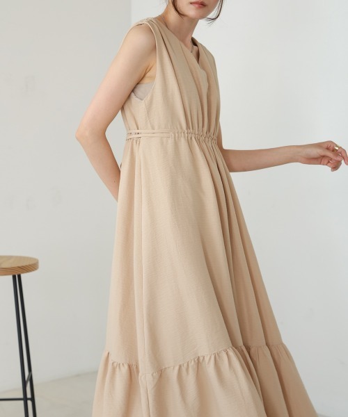 ✨新品タグ付✨セルフポートレート ノースリーブ ワンピース Sサイズ BAB ワンピース 「S・Mサイズ展開あり」ノースリーブティアード