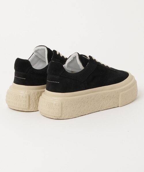 MM6>>*新作*プラットフォーム付きローカットスニーカー MM6 Maison Margiela ローカット スニーカー | ブラック