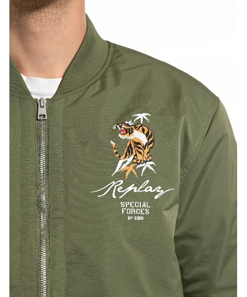 REPLAY（リプレイ） ミリタリージャケット モッズコート タイガー