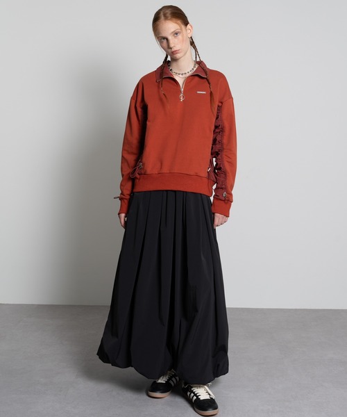 スカート 「ELOOPS」ハイウエスト ボリュームバルーンスカート  