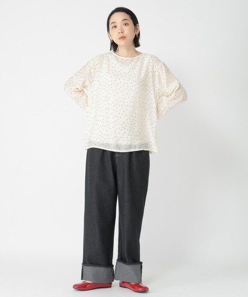 20センチKpopドールパンツ❗️つり付き茶デニム