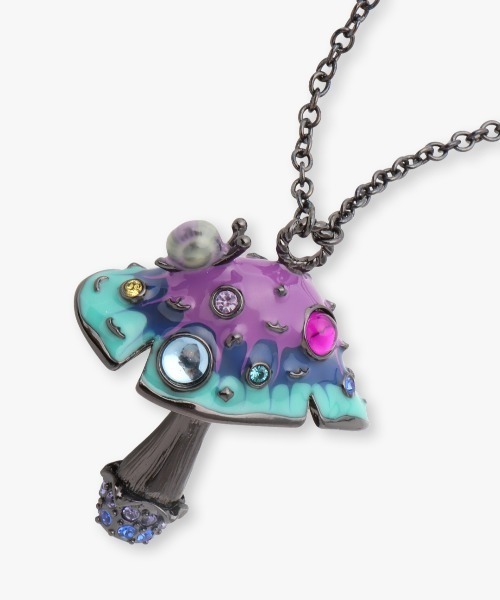 ANNA SUI ネックレス きのこモチーフ ネックレス（大