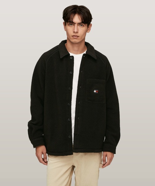 トミー ジーンズ（ JEANS）/バッジテディオーバーシャツ TOMMY JEANS（トミー・ジーンズ） コート ジャケット バッジテディ