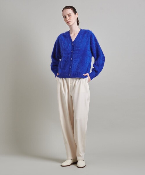 カーディガン 「LOEFF」カシミヤ ファー カーディガン レディース LOEFF＞カシミヤ ファー カーディガン