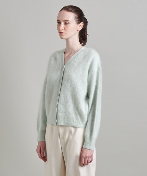 価格は安く LOEFF カーディガン 「LOEFF」カシミヤ ファー レディース トップス