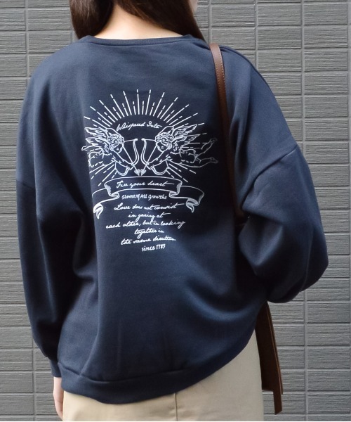 spiritoso（スピリトーゾ） トレーナー スウェット 「spiritoso」裏